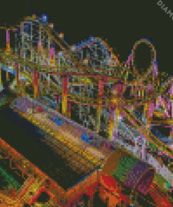 Roller Coster Diamond Paintings