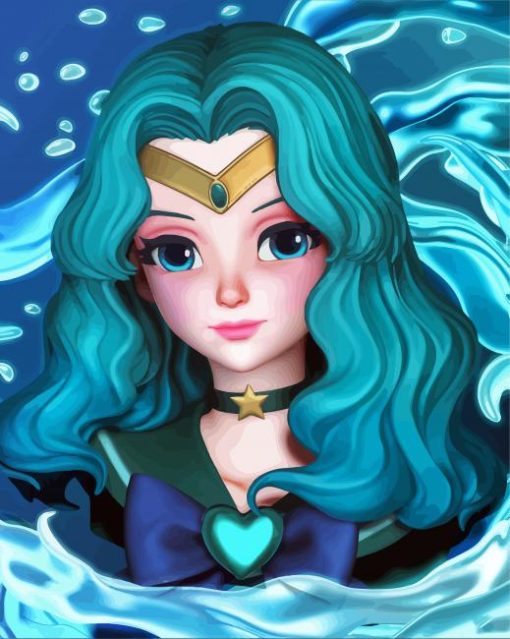 Sailor Neptune Character Diamond Paintings