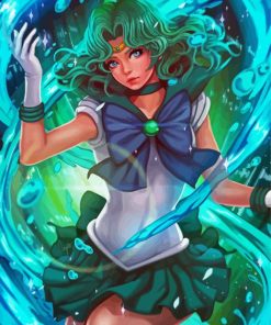 Sailor Neptune Manga Diamond Paintings