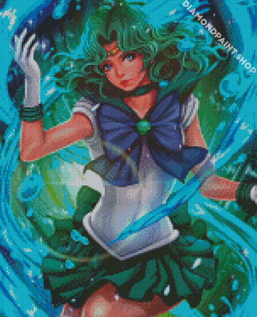 Sailor Neptune Manga Diamond Paintings