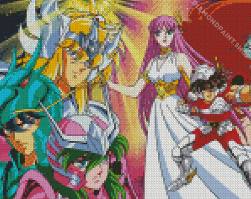 Saint Seiya Manga Diamond Paintings