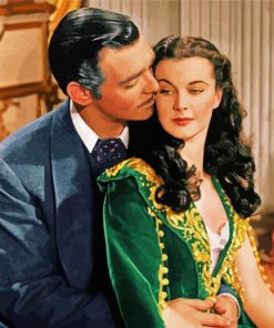 Scarlet Ohara And Rhett Butler Diamond Paintings