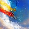 Artistic Ski Jump Diamond Paintings