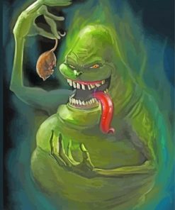 Slimer Ghosbusters Art Diamond Paintings