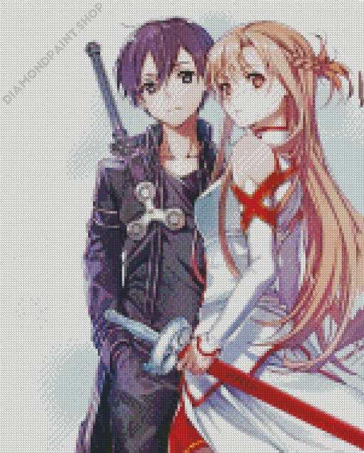 Sword Art Online Couple Diamond Paintings