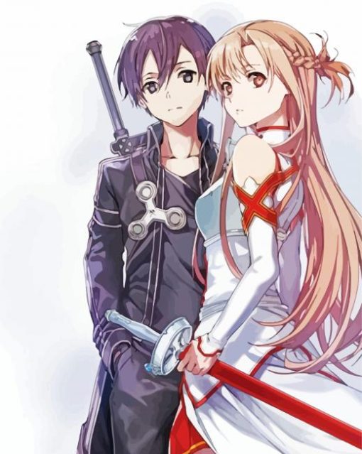 Sword Art Online Couple Diamond Paintings