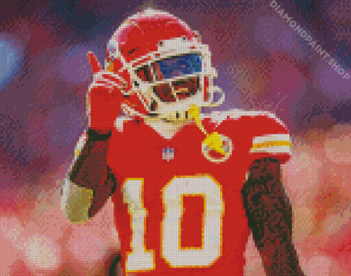 Tyreek Hill Player Diamond Paintings