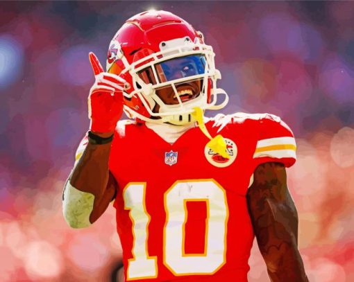 Tyreek Hill Player Diamond Paintings