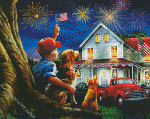 Aesthetic 4th Of July Diamond Paintings