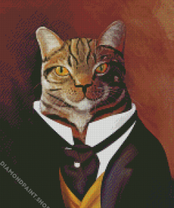 Victorian Cat Diamond Paintings