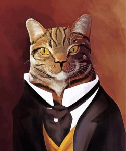 Victorian Cat Diamond Paintings