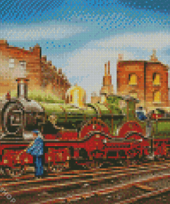 Vintage Gwr Train Diamond Paintings