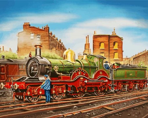 Vintage Gwr Train Diamond Paintings