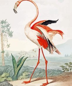 Vintage Flamingo Diamond Paintings