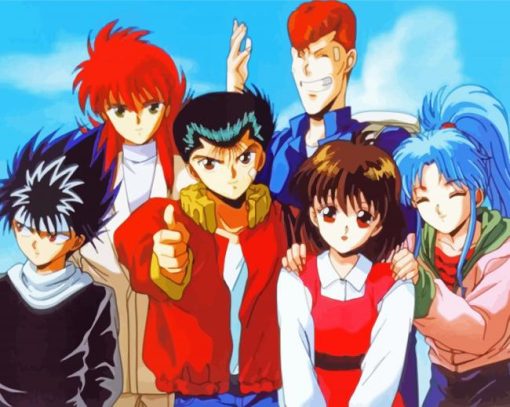 Yu Yu Hakusho Characters Diamond Paintings