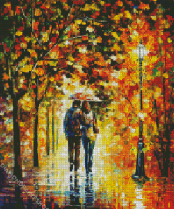 Aesthetic Walk In Autumn Diamond Paintings