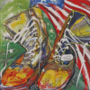 Aesthetic Army Boot Diamond Paintings