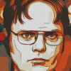 Aesthetic Dwight Schrute Art Diamond Paintings