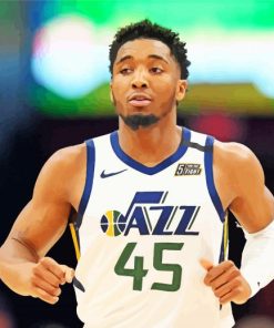 Donovan Mitchell Player Diamond Paintings