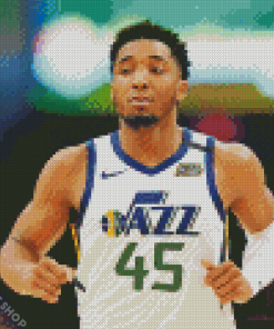 Donovan Mitchell Player Diamond Paintings