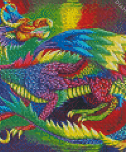 Rainbow Dragon Diamond Paintings