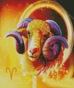 Aries Sign Diamond Paintings