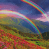 Rainbow Landscape Diamond Paintings