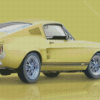 Beige Mustang Car Diamond Paintings