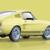 Beige Mustang Car Diamond Paintings