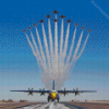 Blue Angels Thunderbird Jets Diamond Paintings