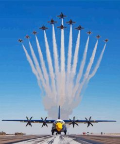 Blue Angels Thunderbird Jets Diamond Paintings