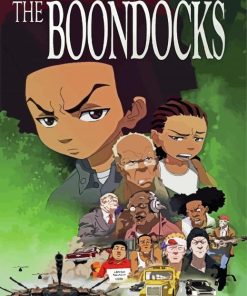 Boondocks Anime Poster Diamond Paintings