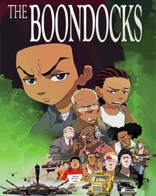 Boondocks Anime Poster Diamond Paintings