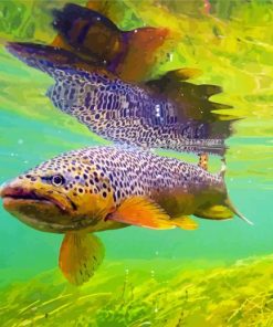 Brown Trout Diamond Paintings