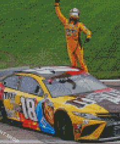 Car Racer Kyle Busch Diamond Paintings