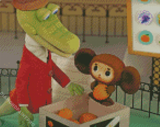 Cheburashka Animation Diamond Paintings