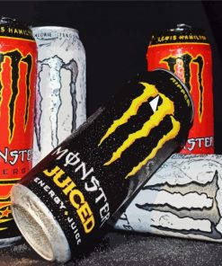 Colorful Energy Drinks Diamond Paintings