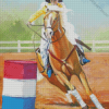 Cool Barrel Racing Diamond Paintings