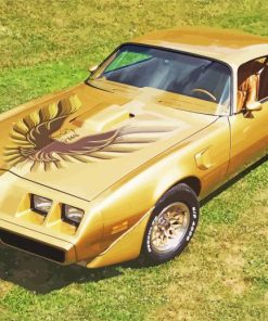 Golden Trans Am Diamond Paintings