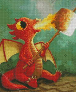 Cute Baby Dragon Diamond Paintings