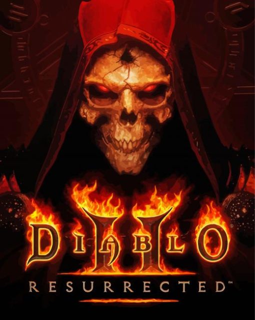 Diablo Game Poster Diamond Paintings