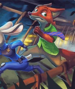 Nick Wilde And Nick Wilde Diamond Paintings