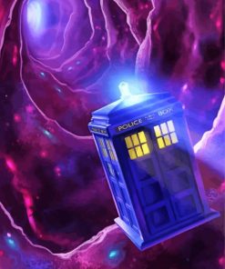 Doctor Who Tardis Illustration Diamond Paintings