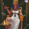 Egyptian Sekhmet Diamond Paintings