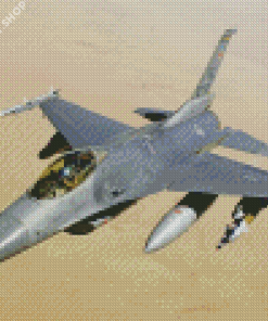 F16 Aircraft Diamond Paintings