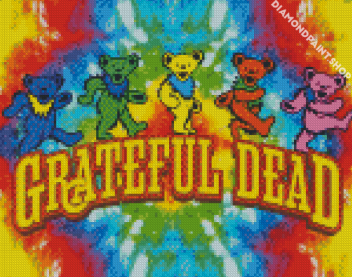 Grateful Dead Bears Diamond Paintings