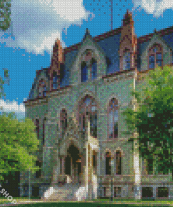 Green Pennsylvania University Diamond Paintings