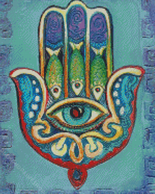 Hamsa Hand Diamond Paintings