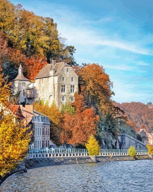 House On A Cliff Diamond Paintings