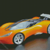 Orange Hot Wheels Diamond Paintings